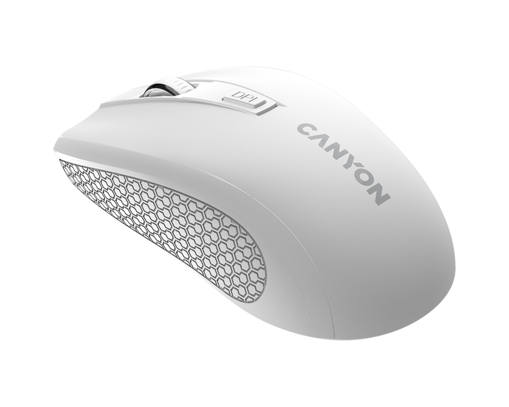 Мишка CANYON mouse MW-7 Wireless White 10