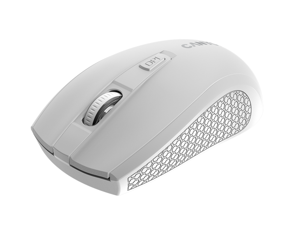 Мишка CANYON mouse MW-7 Wireless White 7