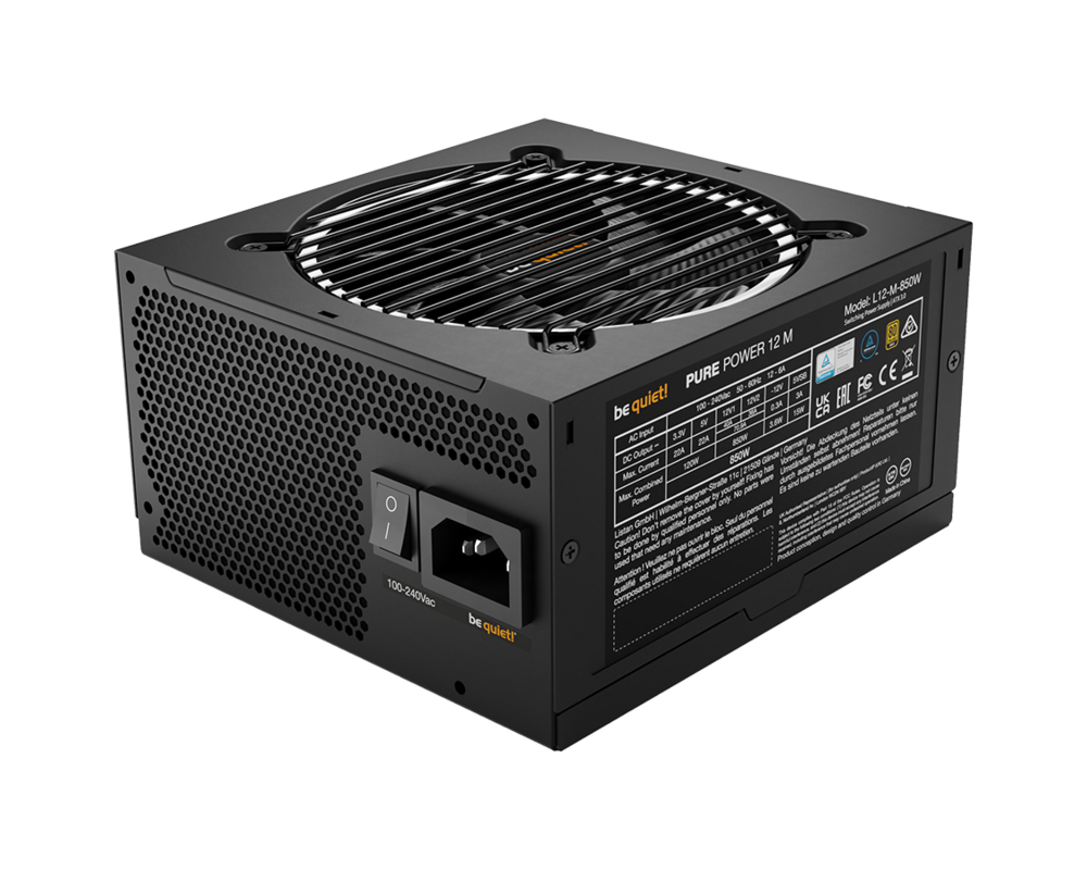 Захранване be quiet! PURE POWER 12 M 850W 2