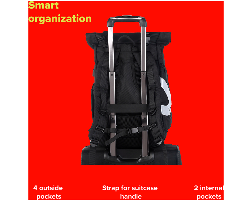 Раница CANYON backpack RT-7 Urban 17.3'' Black 9
