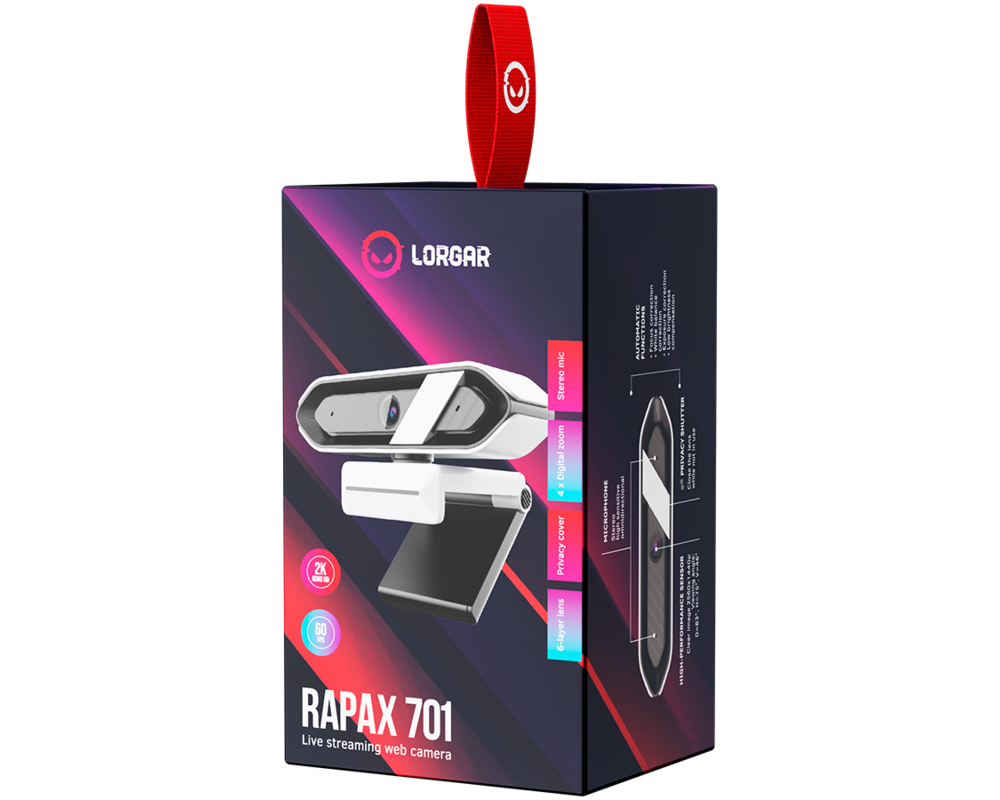 Уеб камера LORGAR Rapax 701 7