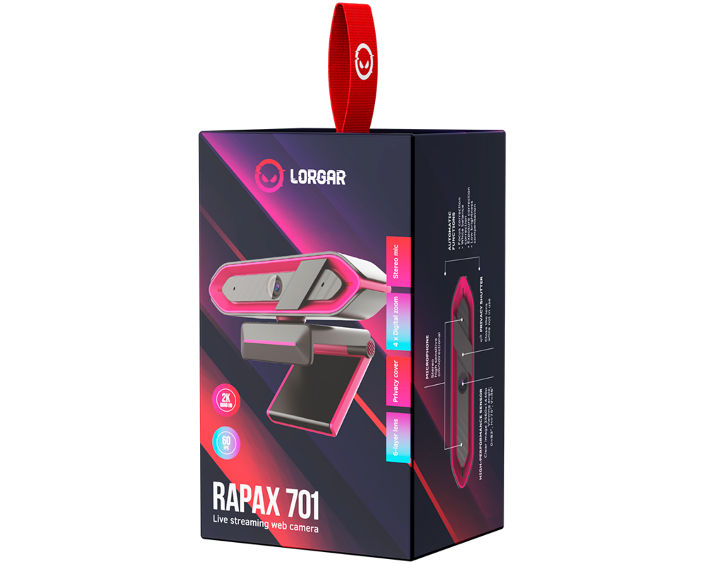Уеб камера LORGAR Rapax 701 6