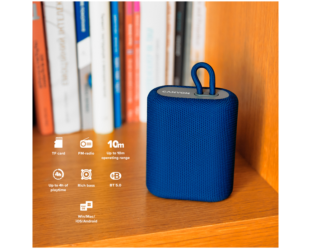 Тонколони CANYON speaker BSP-4 5W Yellow 6