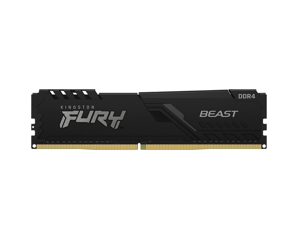 Памет KINGSTON 16GB 2666MHz DDR4 CL16 DIMM FURY Beast Black 2