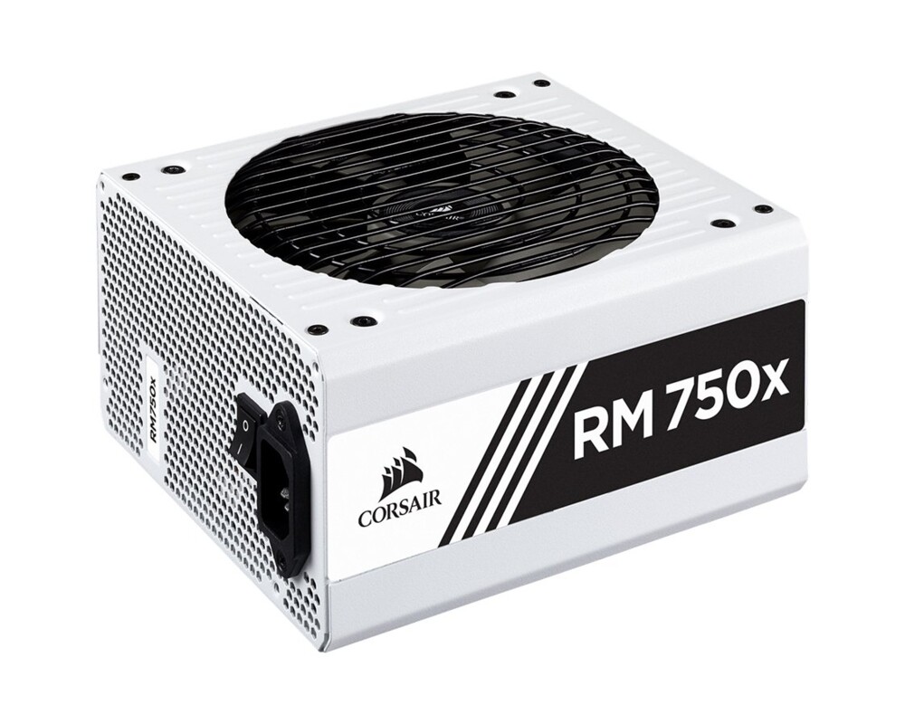 Захранване CORSAIR RMx White Series RM750x — 750 Watt 80 PLUS Gold Certified Fully Modular PSU (EU) 2