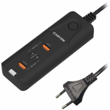  CANYON H-10 PD 20W QC 3.0 18W 2USB-A 2US... 643633 CNE-CHA10B на топ цена - PIC.bg