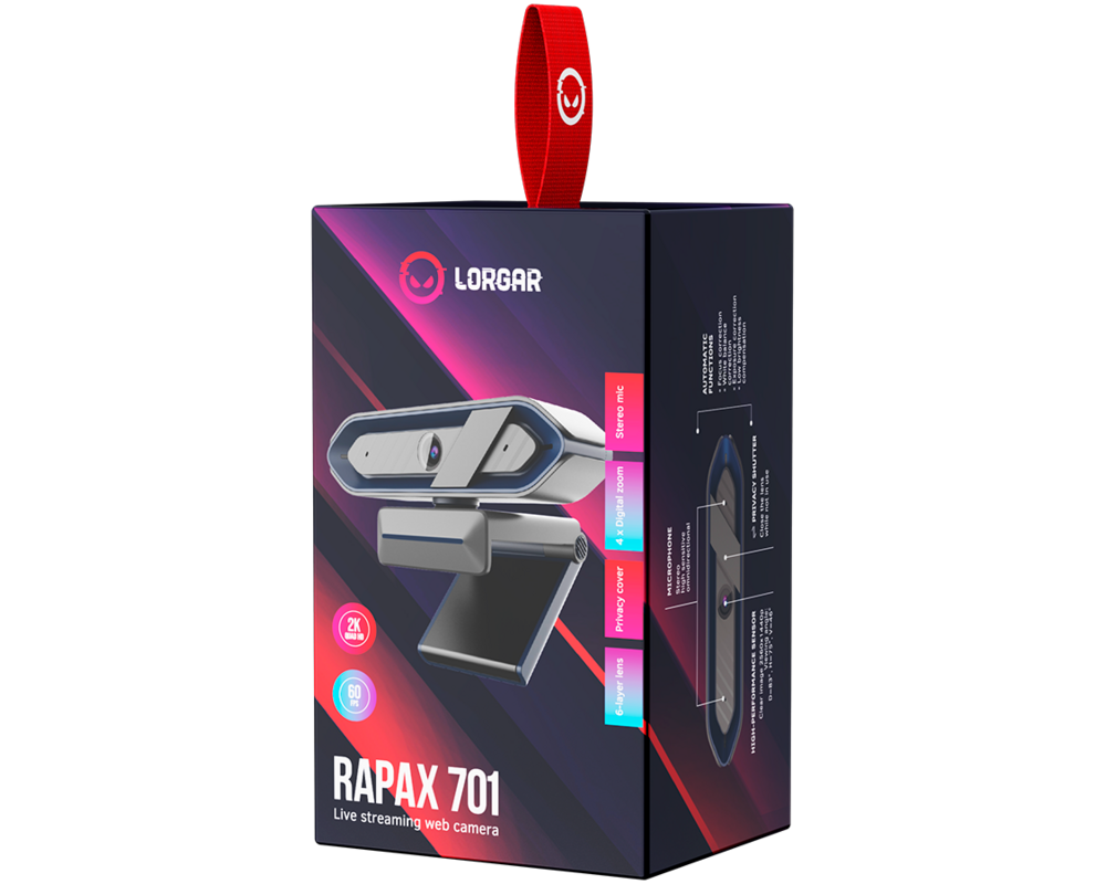 Уеб камера LORGAR Rapax 701 6