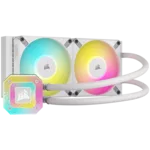 <span>Охладител за процесор</span> Corsair iCUE H100i ELITE CAPELLIX XT White, 240mm Radiator, Liquid CPU Cooler, EAN:0840006683513 <span class='catalog-num-in-name'>CW-9060072-WW</span> - 