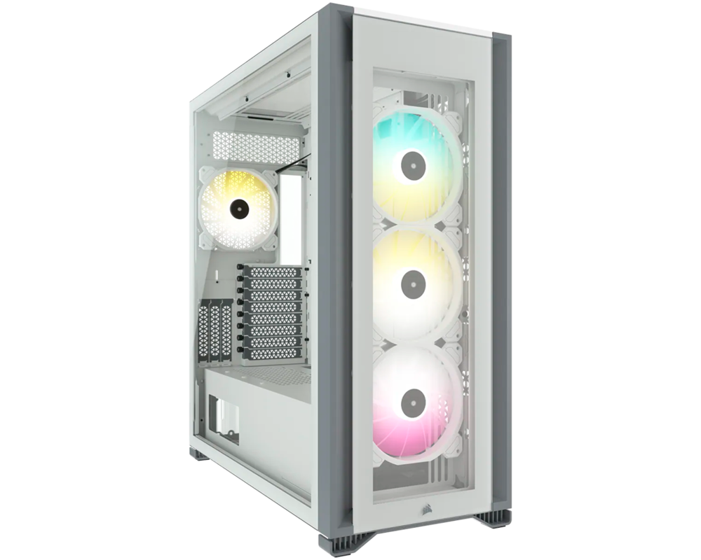 Кутия CORSAIR iCUE 7000X RGB Full-Tower ATX PC Case White 16