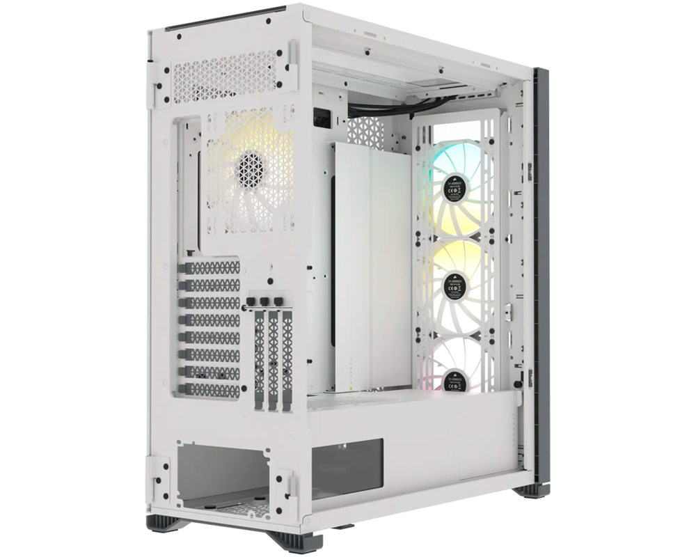 Кутия CORSAIR iCUE 7000X RGB Full-Tower ATX PC Case White 19