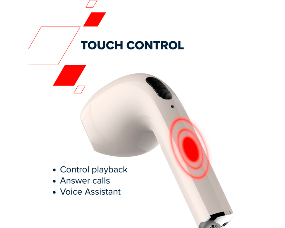 Слушалки CANYON headset TWS-6 Beige 8