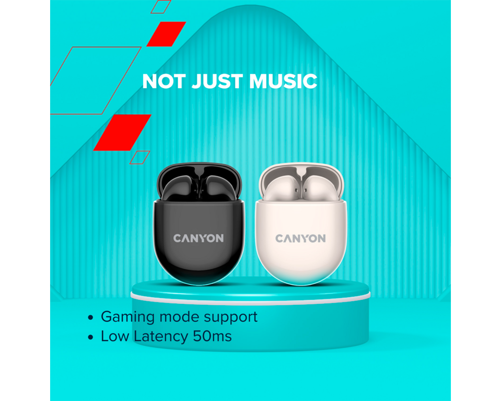 Слушалки Canyon TWS-6 Bluetooth headset 7