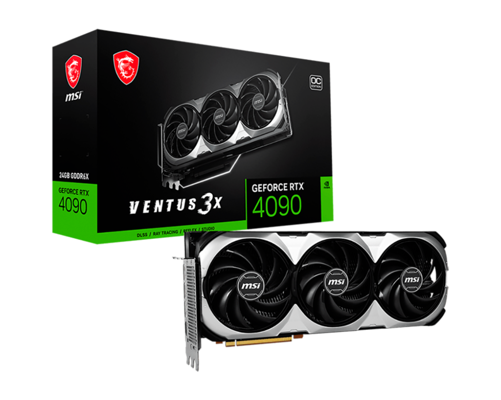 Видеокарта MSI GeForce RTX 4090 VENTUS 3X OC 24GB GDDR6X 2