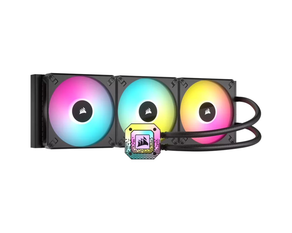 Охладител за процесор CORSAIR iCUE H170i ELITE CAPELLIX XT 420mm Radiator Liquid CPU Cooler 5