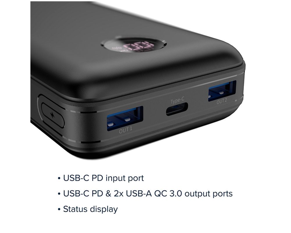 Външна батерия CANYON power bank PB-2002 LED 20000 mAh... 6