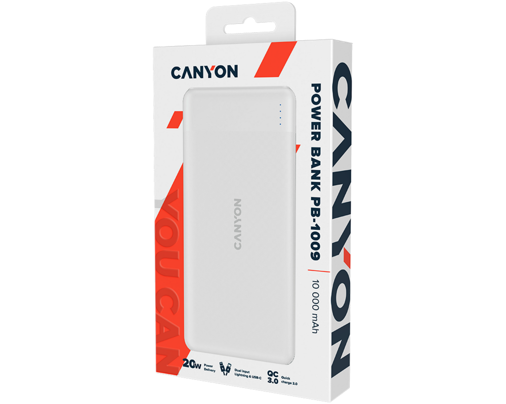Външна батерия CANYON PB-109 10000mAh Li-poly battery 4