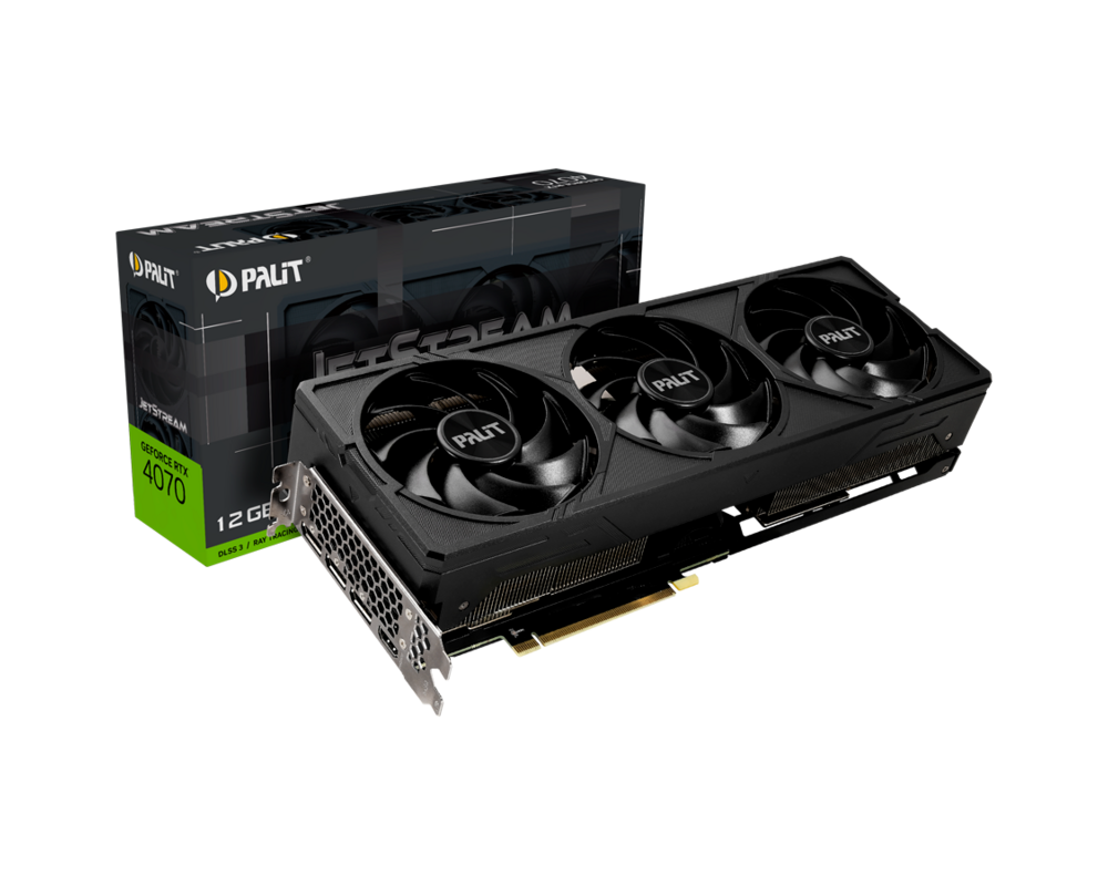Видеокарта Palit GeForce RTX 4070 JetStream 12GB GDDR6X 7