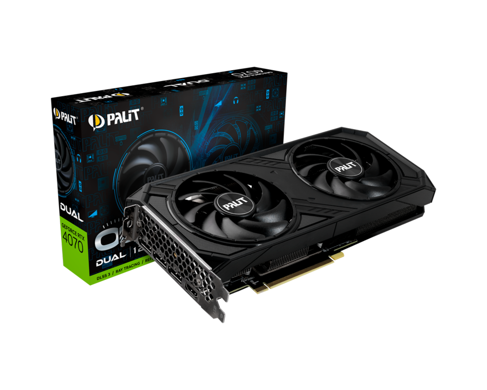 Видеокарта Palit GeForce RTX 4070 Dual OC 12GB GDDR6X 7