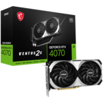 <span>Видеокарта</span> MSI GeForce RTX 4070 VENTUS 2X OC 12GB GDDR6X <span class='catalog-num-in-name'>RTX_4070_VENTUS_2X_12G_OC</span> - 