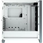 Кутия Corsair iCUE 4000X RGB Mid Tower, Tempered Glass, Бяла 2