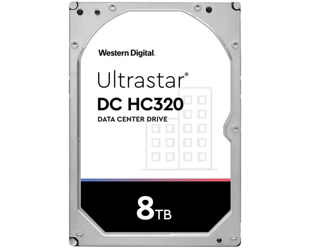 Твърд диск WD Ultrastar DC HC320, 8TB, 7200RPM, SATA 6GB/s - HUS728T8TALE6L4 5