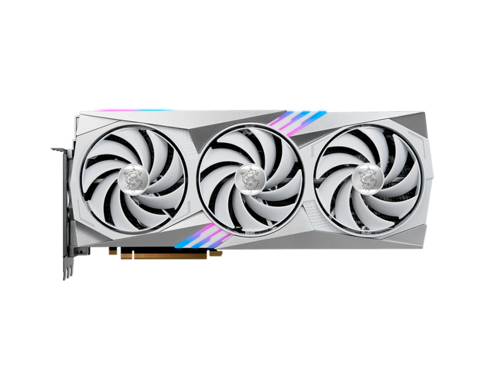Видеокарта MSI GeForce RTX 4070 Ti GAMING X TRIO WHITE 12GB GDDR6X 2