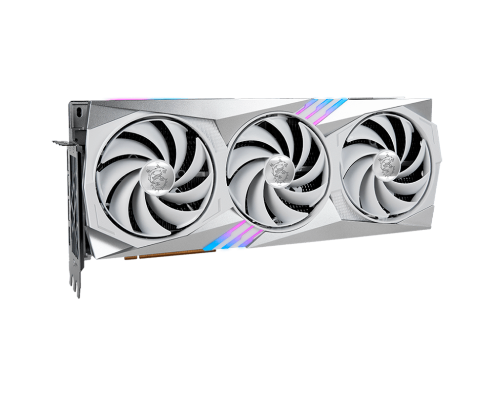 Видеокарта MSI GeForce RTX 4080 GAMING X TRIO WHITE 16GB GDDR6X 3
