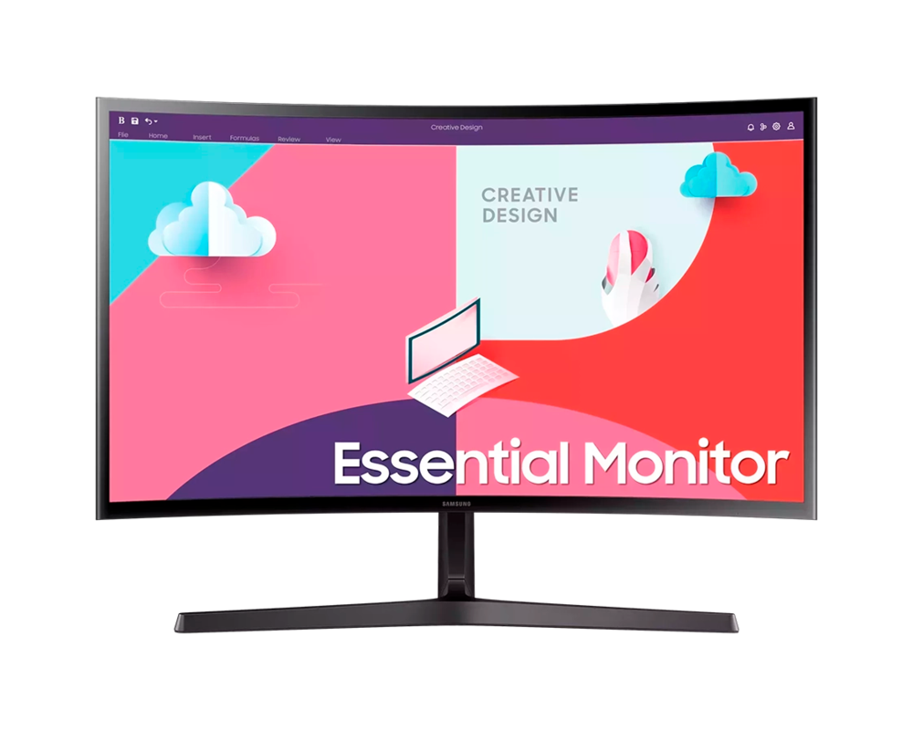 Монитор SAMSUNG LS24C366EAUXEN 24inch FHD VA 16:9 60Hz 4ms Curved 250cd 17