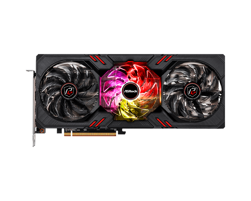 Видеокарта ASRock Radeon RX 7600 Phantom Gaming OC 8GB GDDR6 16
