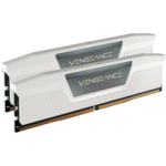 <span>Памет</span> Corsair DDR5, 6000MT/s 32GB 2x16GB DIMM, Unbuffered, 36-36-36-76, Std PMIC, XMP 3.0, VENGEANCE DDR5 White Heatspreader, Black PCB, 1.35V <span class='catalog-num-in-name'>CMK32GX5M2D6000C36W</span> - 