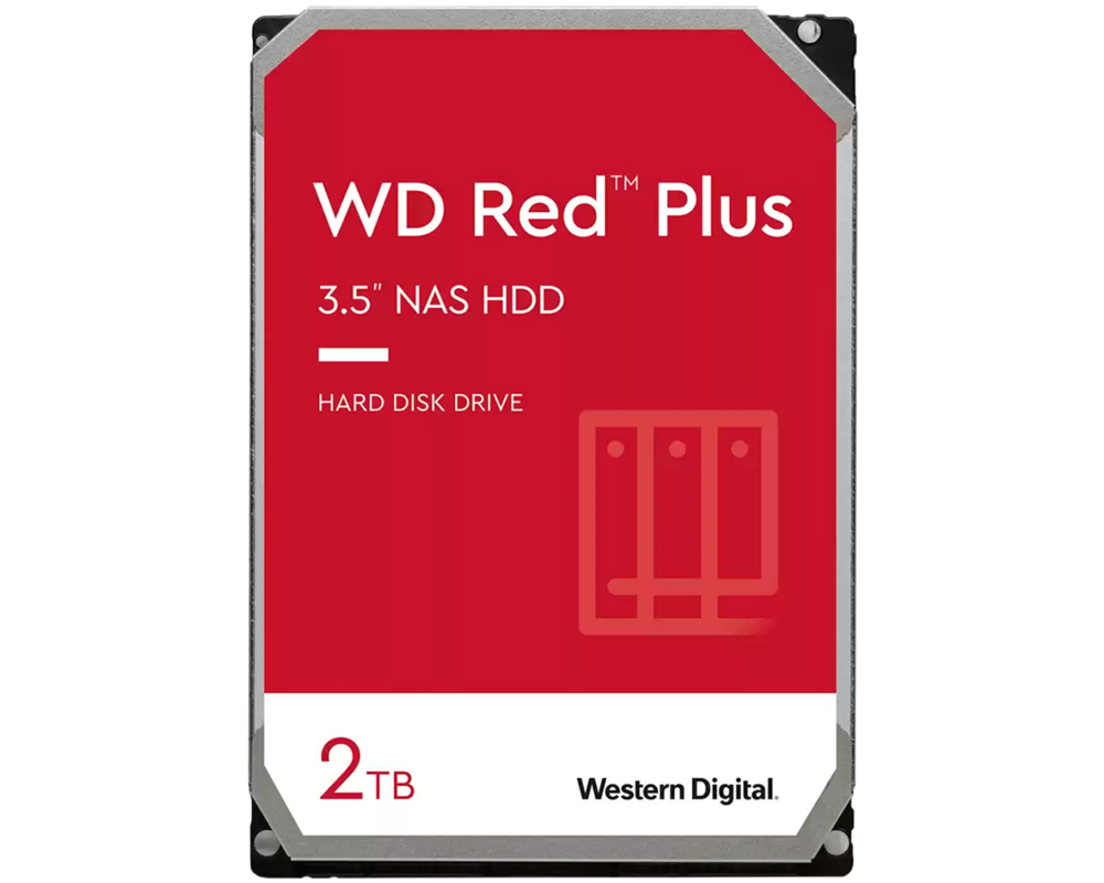 Твърд диск WD Red Plus 2TB SATA 6Gb 3