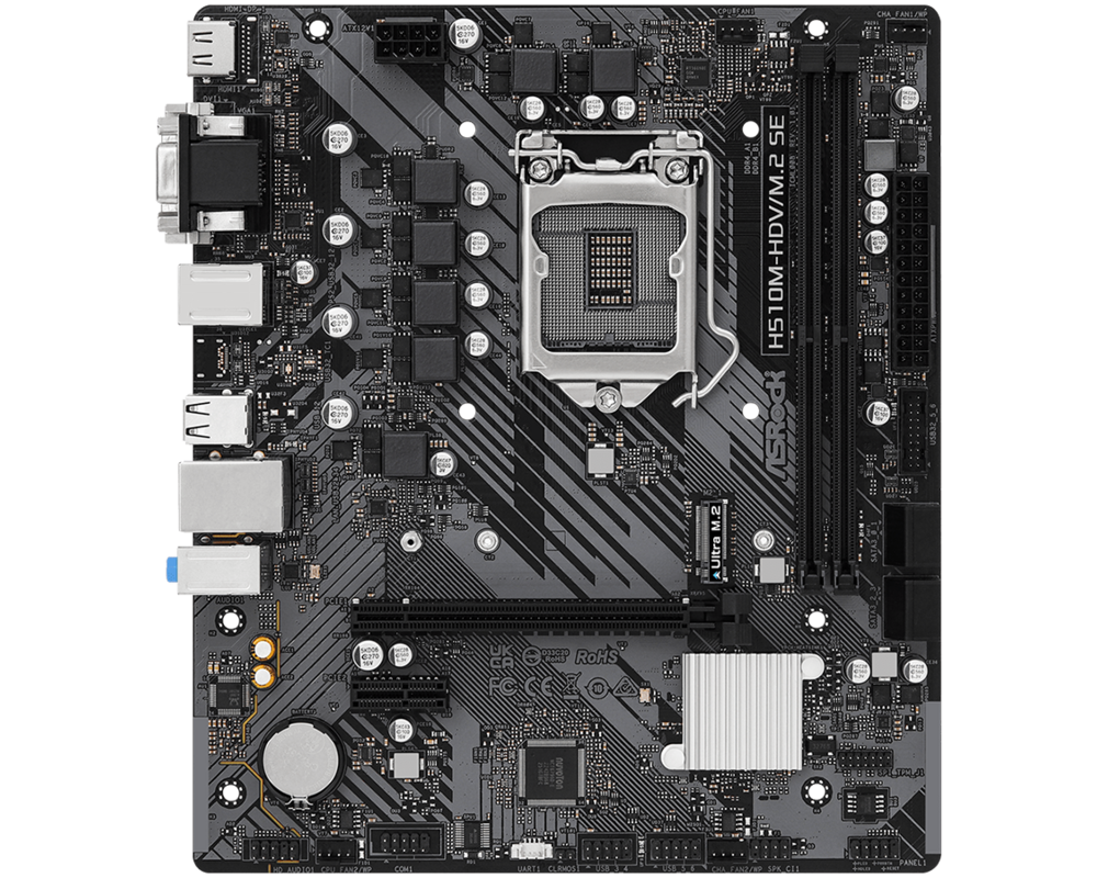 Дънна платка ASROCK H510M-HDV/M.2 SE /1200 12