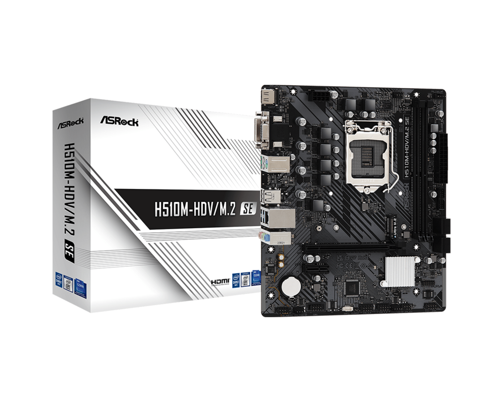Дънна платка ASROCK H510M-HDV/M.2 SE /1200 11