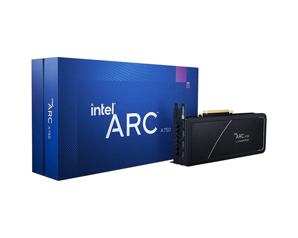 Видеокарта INTEL Arc A750 8GB PCI Express 4.0 Graphics Card 9