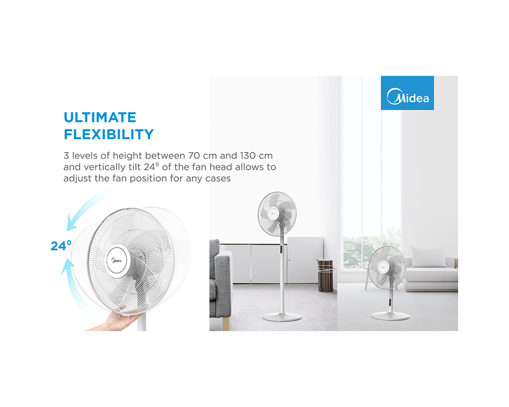 Настолен вентилатор Midea Stand fan 4