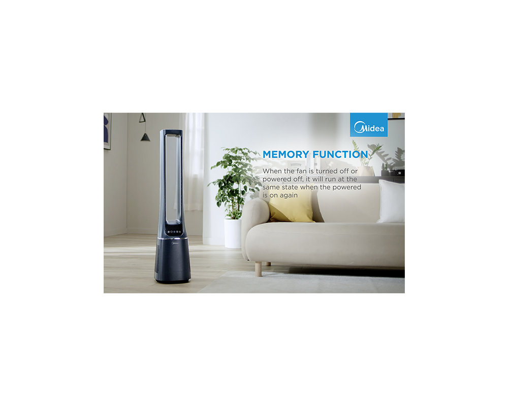 Настолен вентилатор Midea Bladeless Fan & air purifier 16