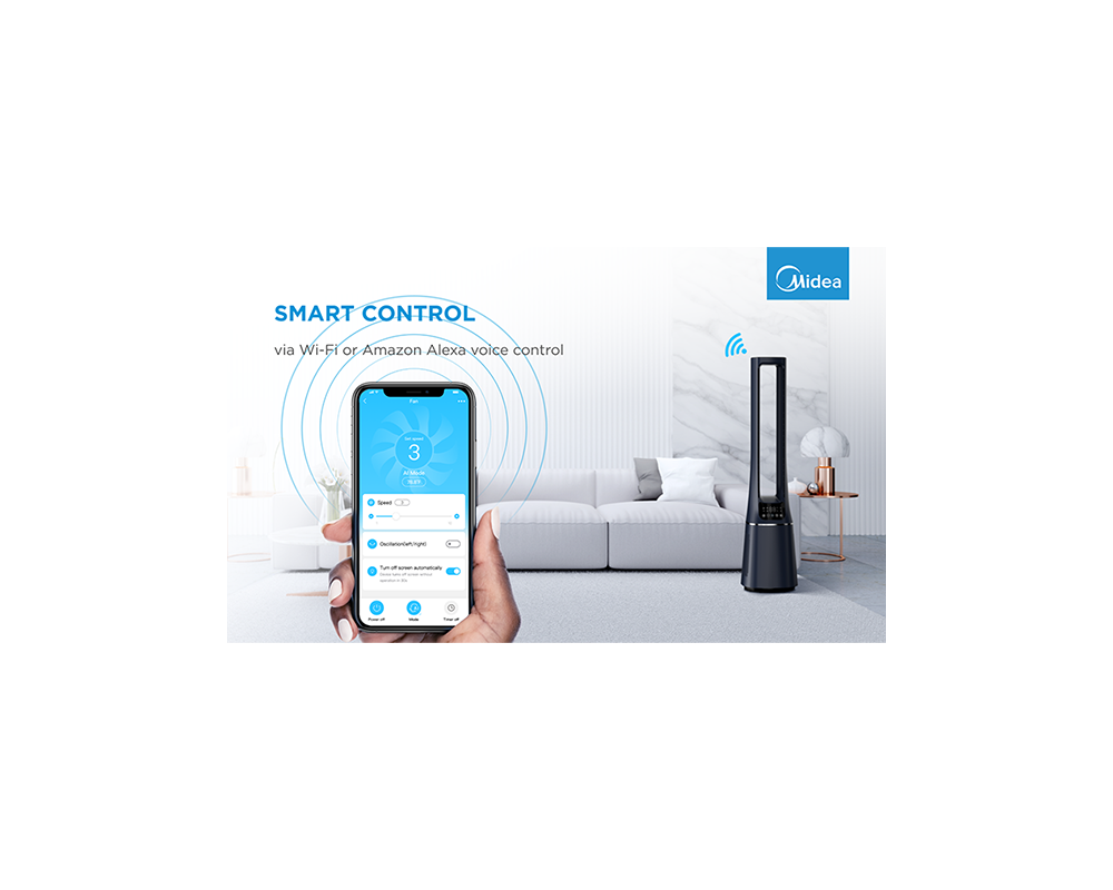 Настолен вентилатор Midea Bladeless Fan & air purifier 14