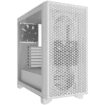 Кутия CORSAIR 3000D Tempered Glass Mid Tower White 2