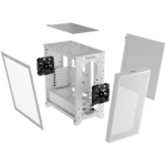 Кутия CORSAIR 3000D Tempered Glass Mid Tower White 4
