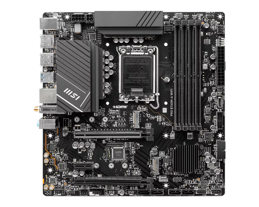 Дънна платка MSI PRO B760M-A WIFI 2