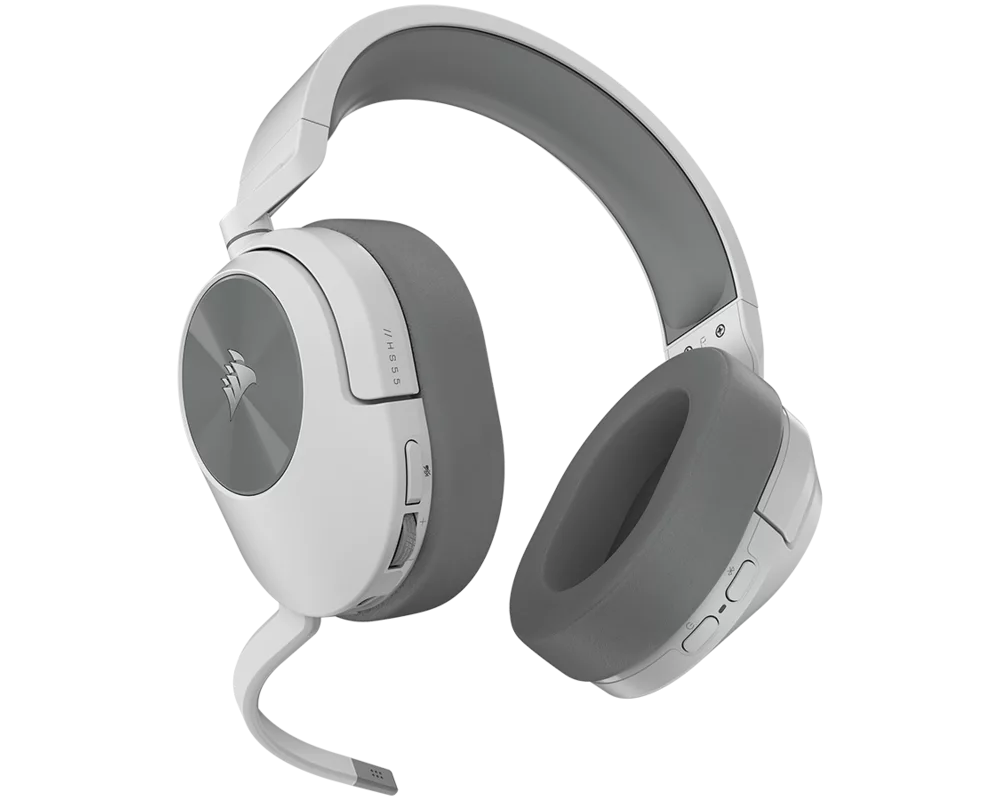Слушалки Corsair HS55 Wireless Headset, White, EAN:0840006657903 4