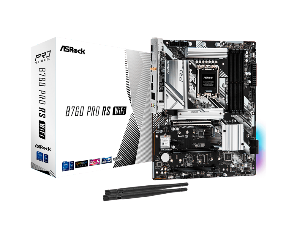 Дънна платка ASROCK B760 PRO RS WIFI /D5 12