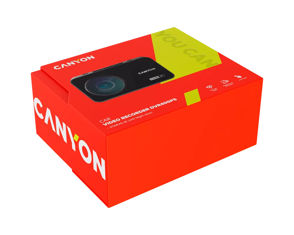 Видеорегистратор CANYON car recorder DVR40GPS UltraHD 216... 12