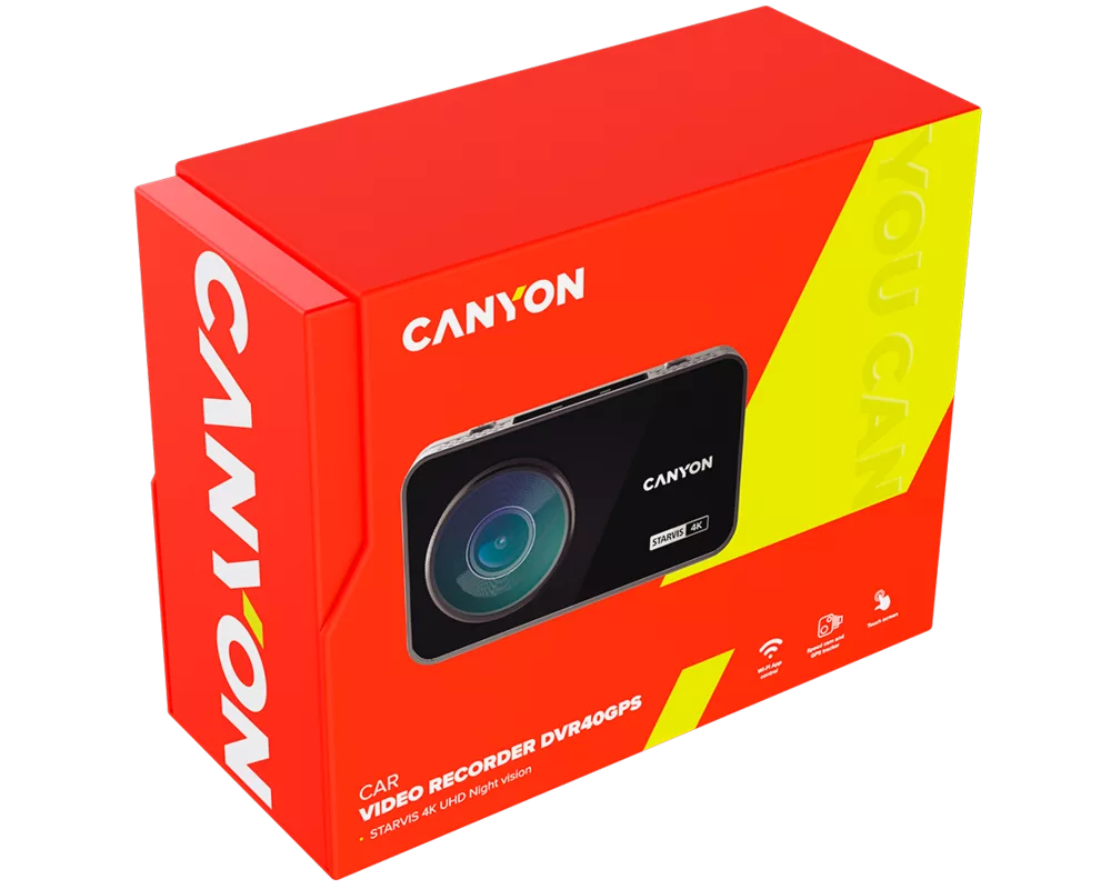 Видеорегистратор CANYON car recorder DVR40GPS UltraHD 216... 11