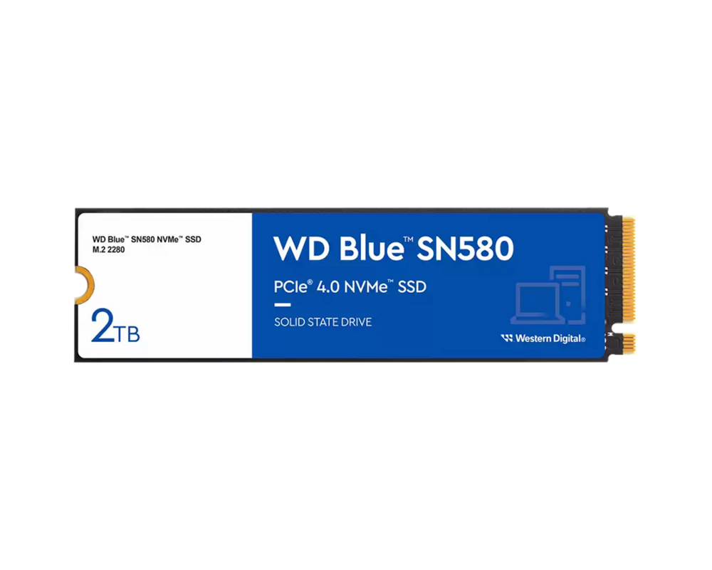 SSD WD Blue SN580 NVMe SSD 2TB M.2 PCIe Gen4 5