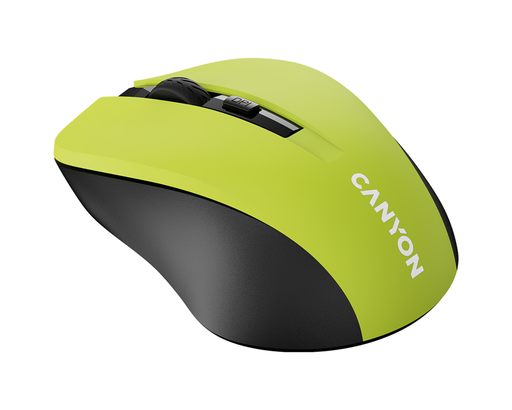 Мишка CANYON mouse MW-1 Wireless Yellow 2