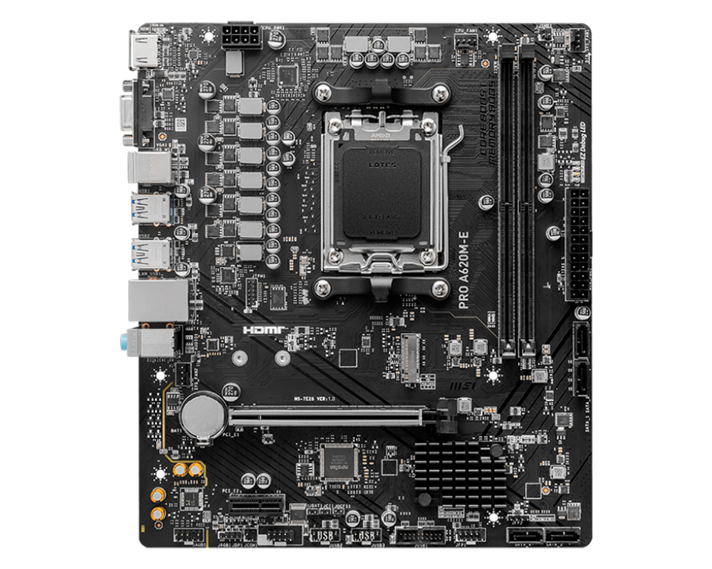 Дънна платка MSI PRO A620M-E 2
