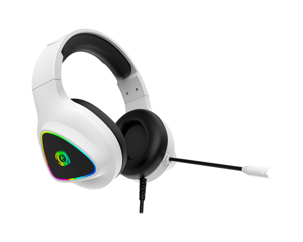 Слушалки CANYON headset Shadder GH-6 White 2
