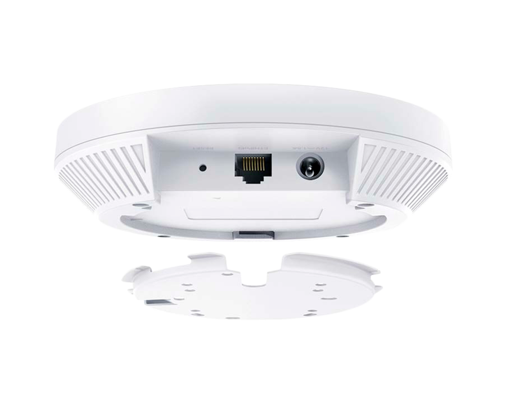 Антена AX1800 Ceiling Mount Dual-Band Wi-Fi 6 Access Point PORT:1× Gigabit RJ45 PortSPEED:574Mbps at  2.4 GHz + 1201 Mbps at 5 GHzFEATURE: 802.3at POE and 12V DC 3