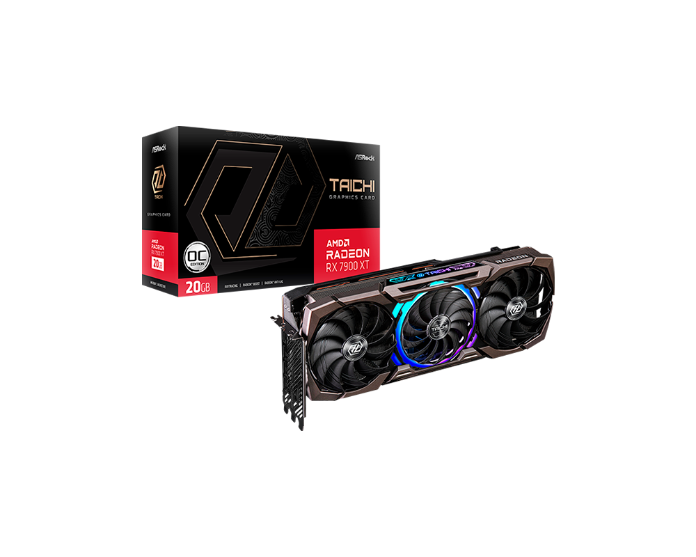 Видеокарта ASRock Radeon RX 7900 XT Taichi OC 20GB GDDR6 7